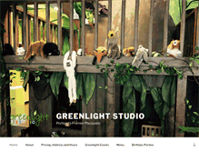 Tablet Screenshot of greenlight-studio.com